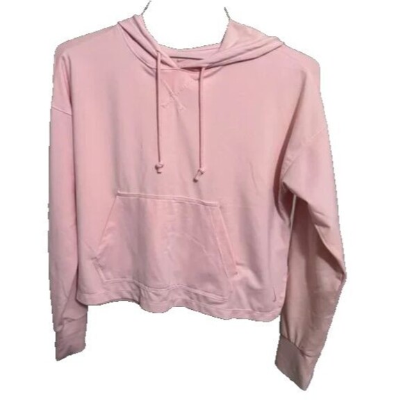 Nike Pink Hoodie Drawstring Front Pockets Long Sleeve Size S EUC - Picture 1 of 3